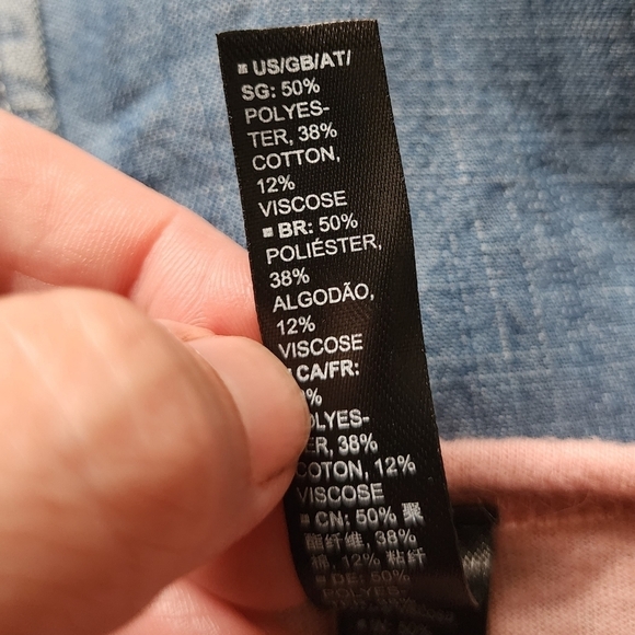 Core10 Pink White Tie Dye Tank Top Women's Small S Sleeveless Round Neck EUC - Picture 5 of 8